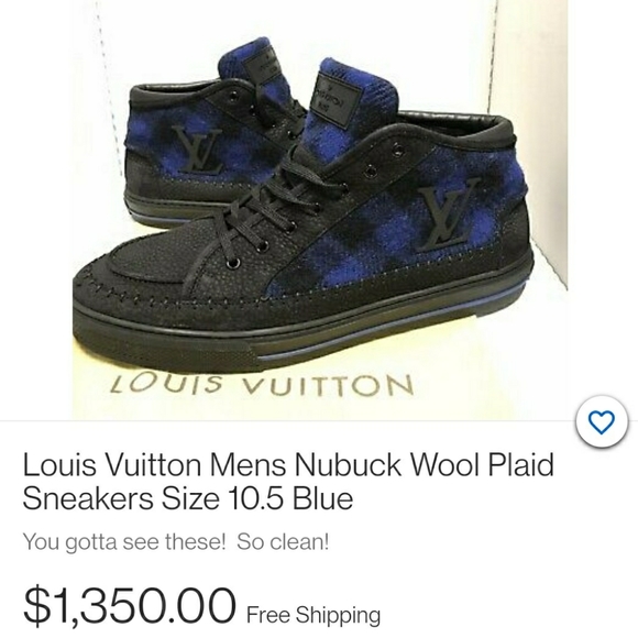 Luis Vuitton Mens Sneaker 10.5 - Picture 1 of 1